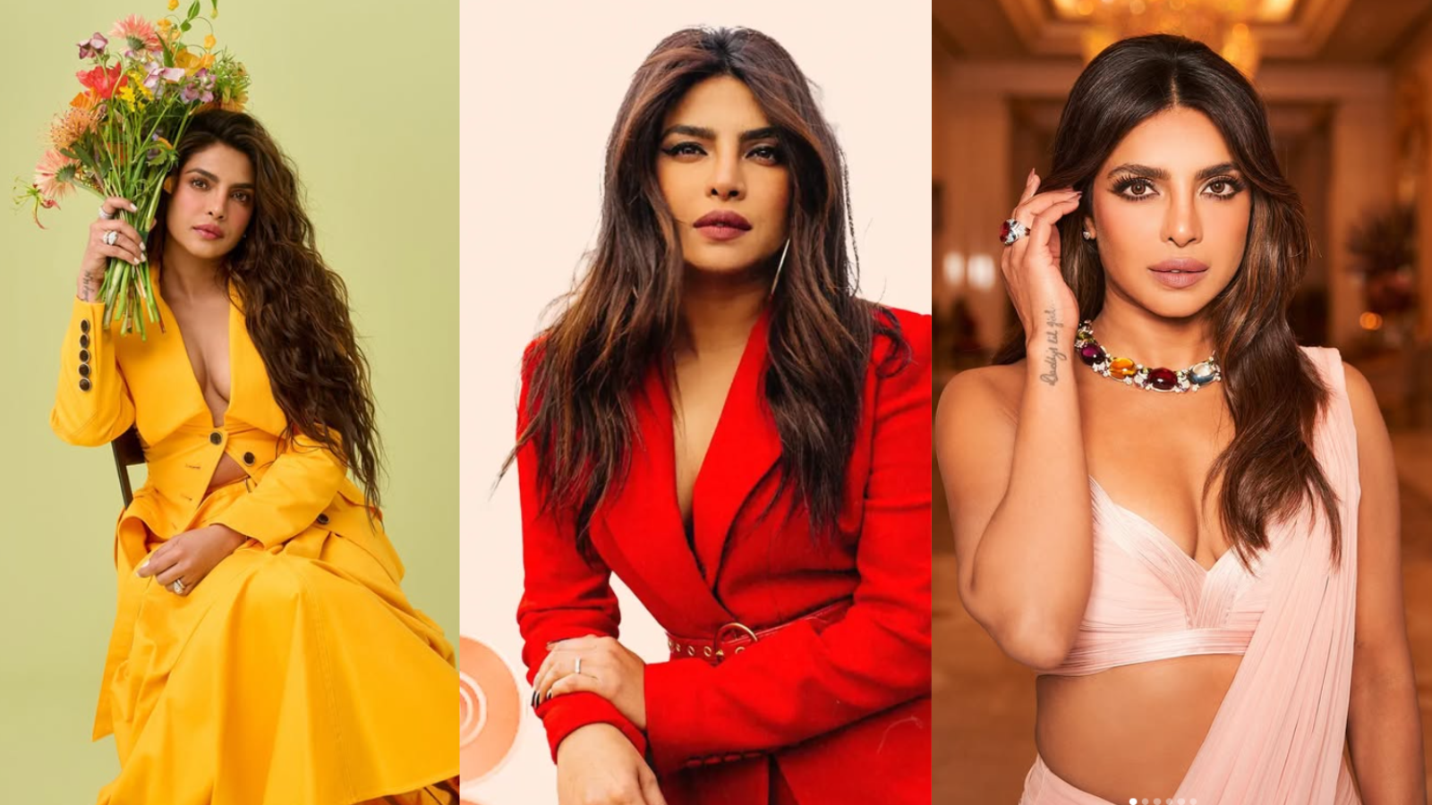 Priyanka Chopra Jonas posing at a red carpet event ahead of Gold House Gold Gala 2026 where she will receive the Global Vanguard Honor
